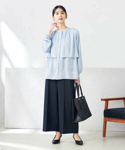 a.v.v / アー・ヴェ・ヴェ ショート・ハーフ・半端丈パンツ | 【洗える/ストレッチ/UVカット】麻調ストレッチクロップドパンツ | 詳細4