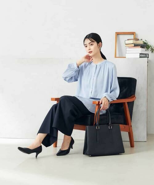 a.v.v / アー・ヴェ・ヴェ ショート・ハーフ・半端丈パンツ | 【洗える/ストレッチ/UVカット】麻調ストレッチクロップドパンツ | 詳細5