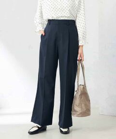 a.v.v / アー・ヴェ・ヴェ その他パンツ | 【洗える/ストレッチ/UVカット】麻調ワイドストレートパンツ