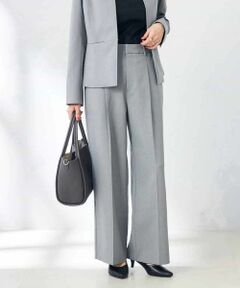 a.v.v / アー・ヴェ・ヴェ その他パンツ | 【洗える/ストレッチ/UVカット】麻調ワイドストレートパンツ