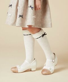 [KIDS]スカラップハイソックス