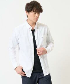 a.v.v / アー・ヴェ・ヴェ シャツ・ブラウス | 【累計2万枚販売】エッフェル塔刺繍オックスボタンダウンシャツ