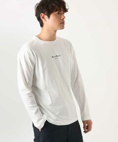 a.v.v / アー・ヴェ・ヴェ カットソー | 【コットン100％】ミニロゴプリントロングTシャツ