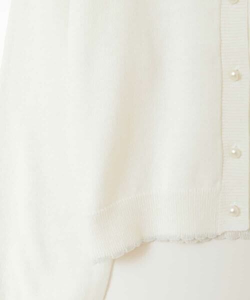 a.v.v / アー・ヴェ・ヴェ カーディガン・ボレロ | [110-130]パール調ボタンカーデ | 詳細12