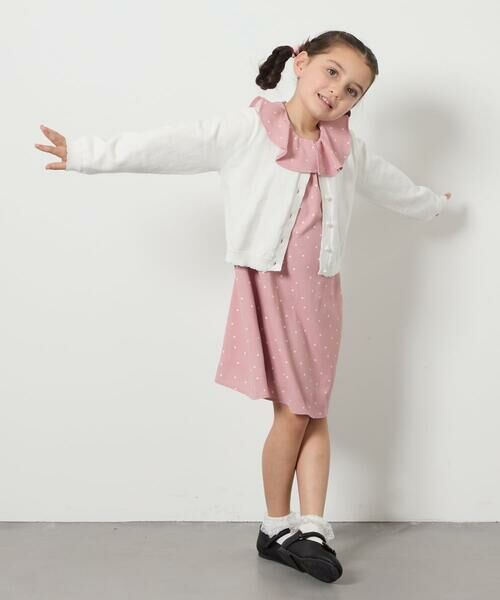 a.v.v / アー・ヴェ・ヴェ カーディガン・ボレロ | [110-130]パール調ボタンカーデ | 詳細14