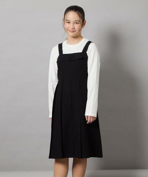 a.v.v / アー・ヴェ・ヴェ ロング・マキシ丈ワンピース | [130]ベルテッドプリーツジャンスカ | 詳細24