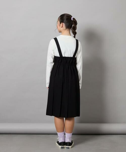 a.v.v / アー・ヴェ・ヴェ ロング・マキシ丈ワンピース | [140-150]ベルテッドプリーツジャンスカ | 詳細18