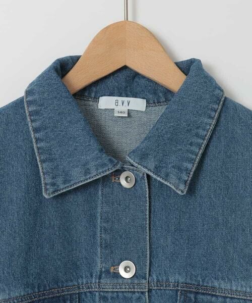 a.v.v / アー・ヴェ・ヴェ セットアップ | [140-150]オーバーデニムブルゾン | 詳細17