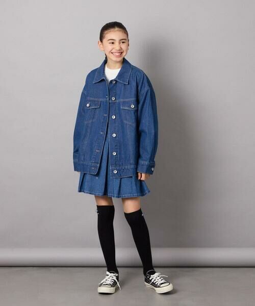 a.v.v / アー・ヴェ・ヴェ セットアップ | [140-150]オーバーデニムブルゾン | 詳細20