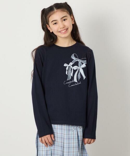 a.v.v / アー・ヴェ・ヴェ カットソー | 【安心の綿100％】[100-130]モチーフプリントロンT | 詳細16