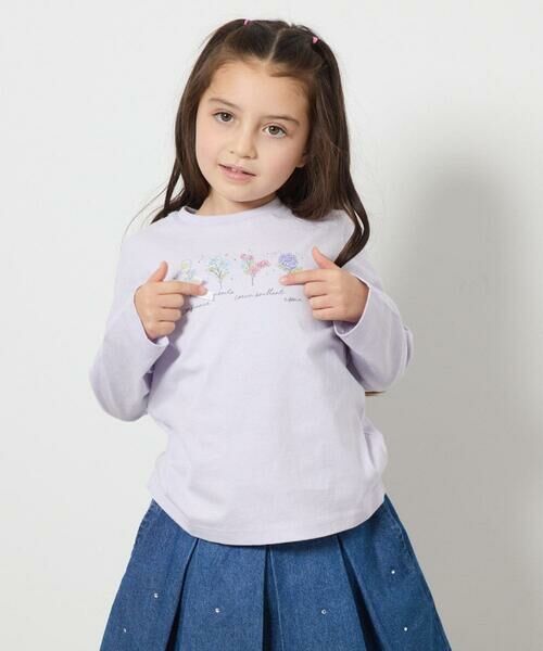 a.v.v / アー・ヴェ・ヴェ カットソー | 【安心の綿100％】[100-130]モチーフプリントロンT | 詳細2