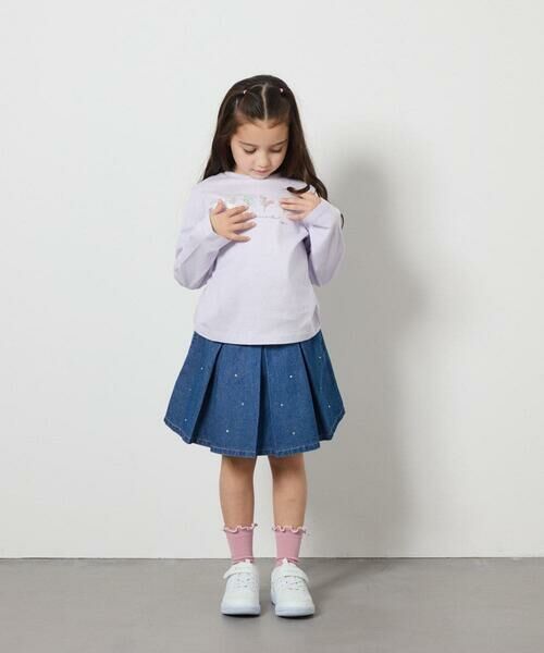 a.v.v / アー・ヴェ・ヴェ カットソー | 【安心の綿100％】[100-130]モチーフプリントロンT | 詳細5