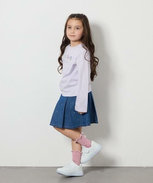 a.v.v / アー・ヴェ・ヴェ カットソー | 【安心の綿100％】[100-130]モチーフプリントロンT | 詳細8