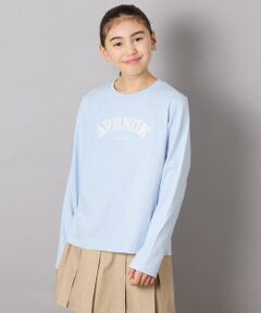 a.v.v / アー・ヴェ・ヴェ カットソー | 【安心の綿100％】[140-150]アソートロゴロンT