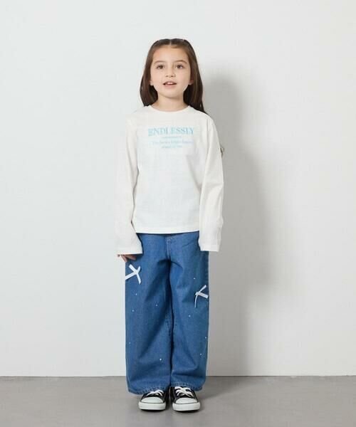 a.v.v / アー・ヴェ・ヴェ カットソー | 【安心の綿100％】[140-150]アソートロゴロンT | 詳細15