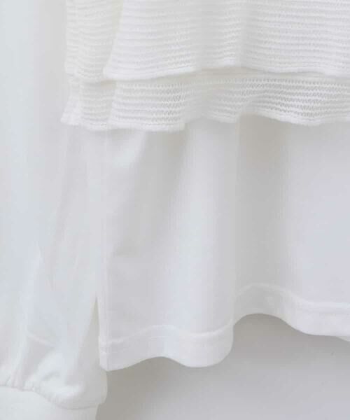 a.v.v / アー・ヴェ・ヴェ カットソー | [140-150]フリルキャミドッキングトップス | 詳細10
