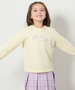 a.v.v / アー・ヴェ・ヴェ カットソー | 【安心の綿100％】[160]アソートロゴロンT