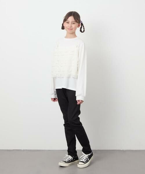 a.v.v / アー・ヴェ・ヴェ カットソー | [160]フリルキャミドッキングトップス | 詳細7