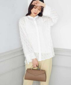 a.v.v / アー・ヴェ・ヴェ シャツ・ブラウス | フリンジジャガードブラウス
