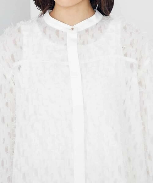 a.v.v / アー・ヴェ・ヴェ シャツ・ブラウス | フリンジジャガードブラウス | 詳細14