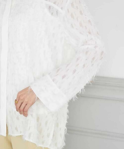 a.v.v / アー・ヴェ・ヴェ シャツ・ブラウス | フリンジジャガードブラウス | 詳細15