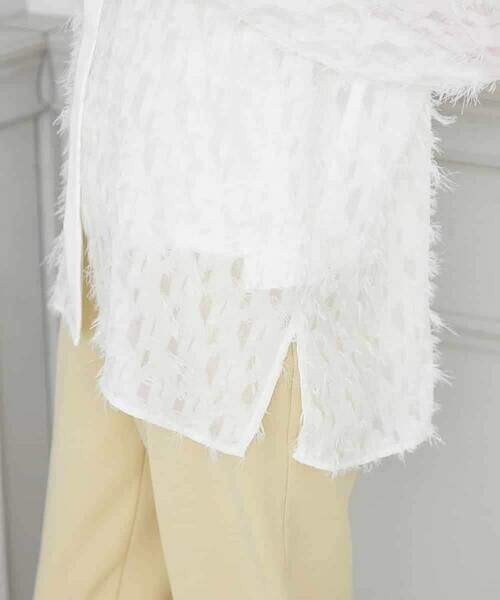 a.v.v / アー・ヴェ・ヴェ シャツ・ブラウス | フリンジジャガードブラウス | 詳細16