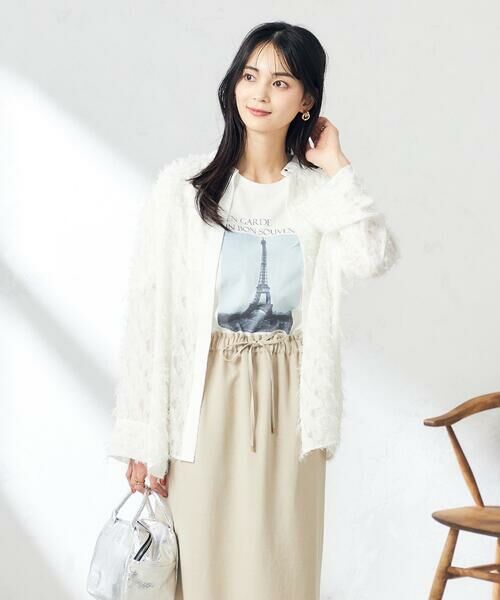 a.v.v / アー・ヴェ・ヴェ シャツ・ブラウス | フリンジジャガードブラウス | 詳細7