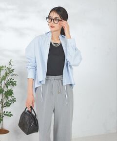 a.v.v / アー・ヴェ・ヴェ シャツ・ブラウス | ドロストショート丈シャツ