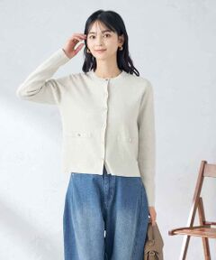 a.v.v / アー・ヴェ・ヴェ カーディガン・ボレロ | 【アンサンブル対応】ラメニットカーディガン