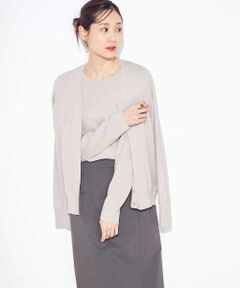 a.v.v / アー・ヴェ・ヴェ カーディガン・ボレロ | 【洗える/UVカット】Vネックカーディガン