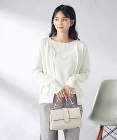 a.v.v / アー・ヴェ・ヴェ カーディガン・ボレロ | 【洗える/UVカット】Vネックカーディガン