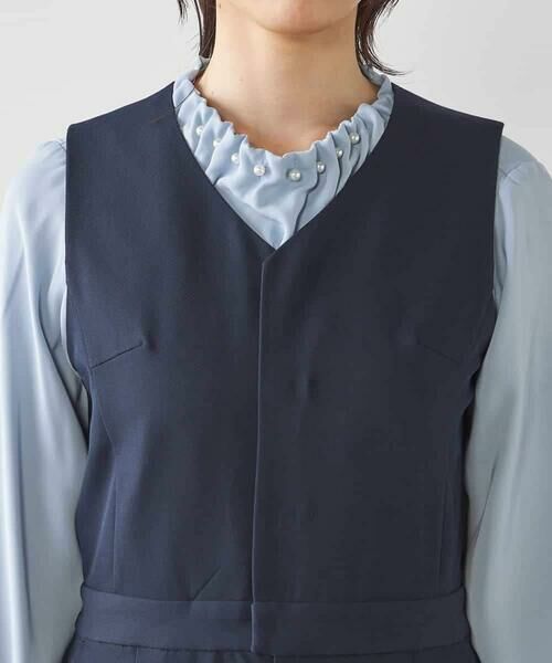 a.v.v / アー・ヴェ・ヴェ ロング・マキシ丈ワンピース | 【マシンウォッシャブル】Vネックコンビネゾン | 詳細13