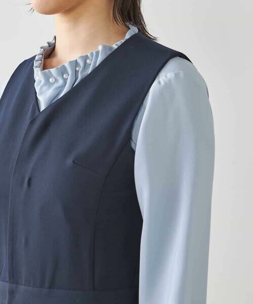 a.v.v / アー・ヴェ・ヴェ ロング・マキシ丈ワンピース | 【マシンウォッシャブル】Vネックコンビネゾン | 詳細14