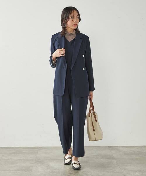 a.v.v / アー・ヴェ・ヴェ ロング・マキシ丈ワンピース | 【マシンウォッシャブル】Vネックコンビネゾン | 詳細4