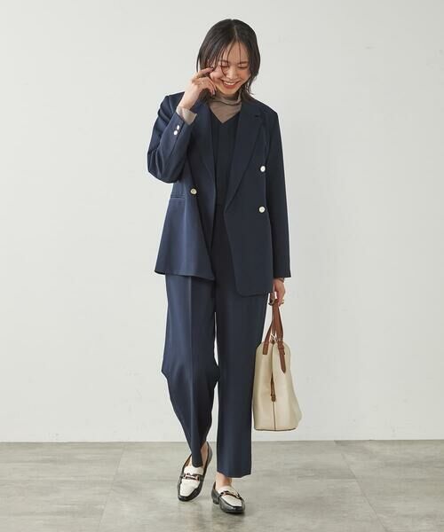 a.v.v / アー・ヴェ・ヴェ ロング・マキシ丈ワンピース | 【マシンウォッシャブル】Vネックコンビネゾン | 詳細5