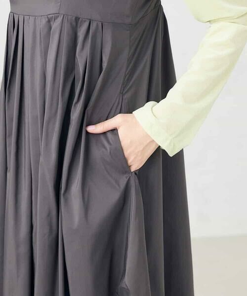 a.v.v / アー・ヴェ・ヴェ ロング・マキシ丈ワンピース | 【マシンウォッシャブル】タックフレアキャミワンピース | 詳細16