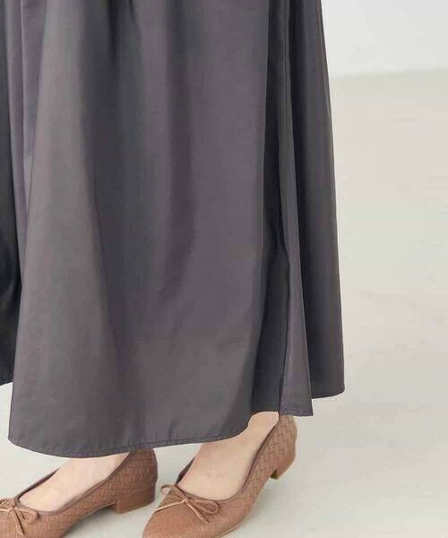 a.v.v / アー・ヴェ・ヴェ ロング・マキシ丈ワンピース | 【マシンウォッシャブル】タックフレアキャミワンピース | 詳細17