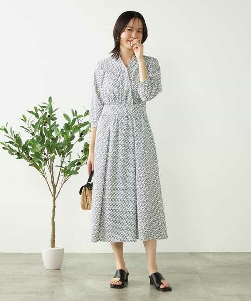 a.v.v / アー・ヴェ・ヴェ ロング・マキシ丈ワンピース | カシュクール柄ワンピース | 詳細11