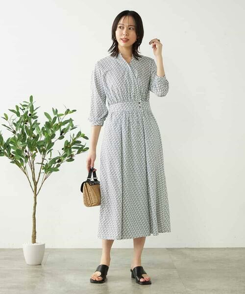 a.v.v / アー・ヴェ・ヴェ ロング・マキシ丈ワンピース | カシュクール柄ワンピース | 詳細12