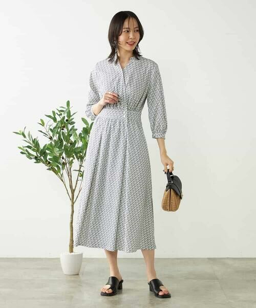 a.v.v / アー・ヴェ・ヴェ ロング・マキシ丈ワンピース | カシュクール柄ワンピース | 詳細13