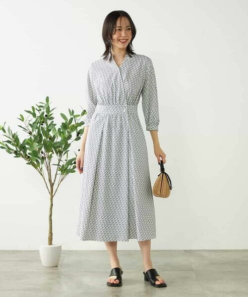 a.v.v / アー・ヴェ・ヴェ ロング・マキシ丈ワンピース | カシュクール柄ワンピース | 詳細14