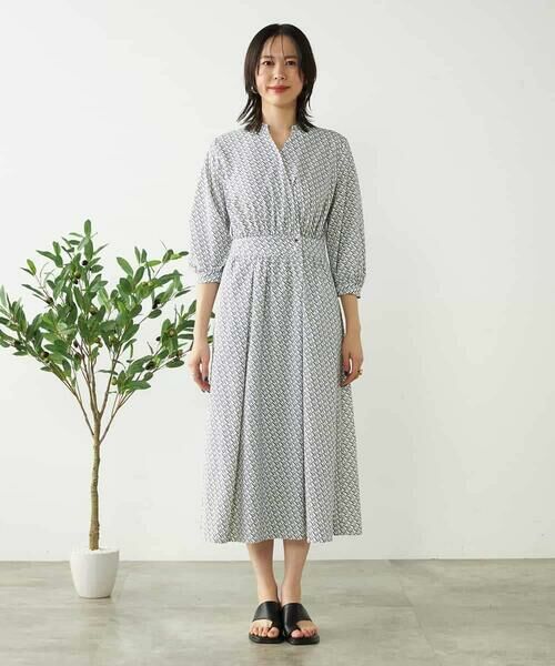 a.v.v / アー・ヴェ・ヴェ ロング・マキシ丈ワンピース | カシュクール柄ワンピース | 詳細15