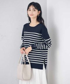 a.v.v / アー・ヴェ・ヴェ ニット・セーター | 袖パール付きチュニックニット