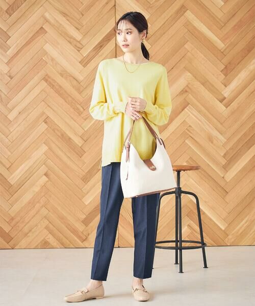 a.v.v / アー・ヴェ・ヴェ ニット・セーター | 袖パール付きチュニックニット | 詳細11