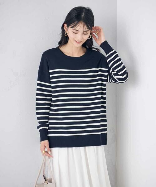 a.v.v / アー・ヴェ・ヴェ ニット・セーター | 袖パール付きチュニックニット | 詳細15