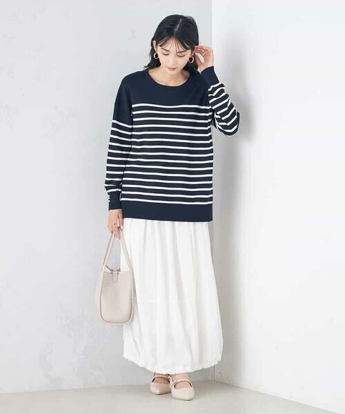 a.v.v / アー・ヴェ・ヴェ ニット・セーター | 袖パール付きチュニックニット | 詳細17