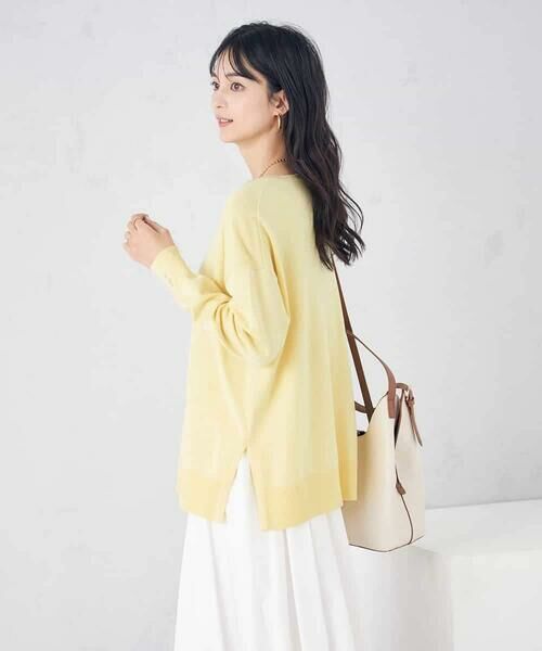 a.v.v / アー・ヴェ・ヴェ ニット・セーター | 袖パール付きチュニックニット | 詳細2