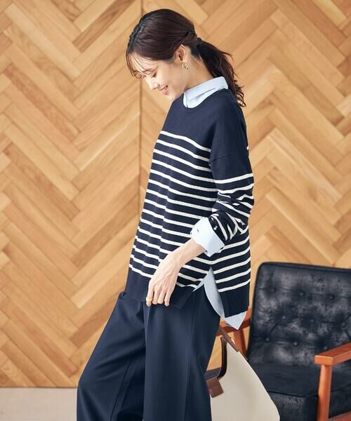 a.v.v / アー・ヴェ・ヴェ ニット・セーター | 袖パール付きチュニックニット | 詳細20