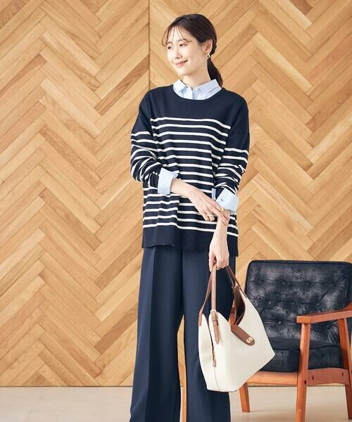 a.v.v / アー・ヴェ・ヴェ ニット・セーター | 袖パール付きチュニックニット | 詳細21