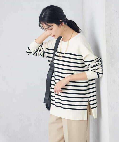 a.v.v / アー・ヴェ・ヴェ ニット・セーター | 袖パール付きチュニックニット | 詳細25